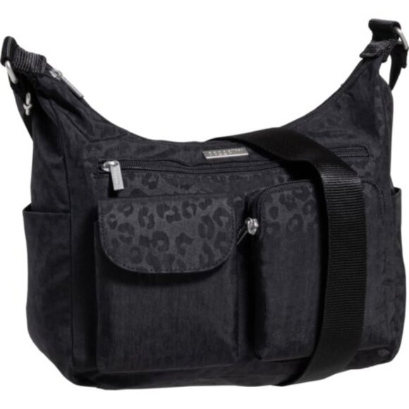 Baggallini Black Cheetah Emboss Everyplace Bag/NWT - Picture 1 of 16